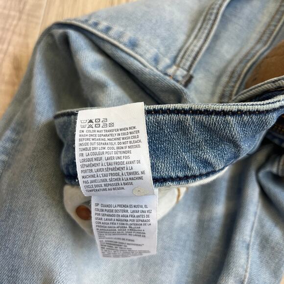 American Eagle Airflex + Temp Tech Athletic Skinny Distressed Jeans Size W28 L28 - Picture 10 of 12